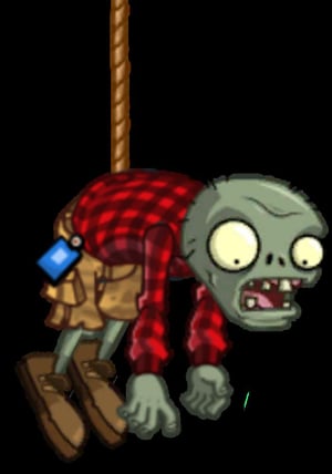 This is the Avatar Image for the Bungee Zombie (PVZ1) by @vinnystop AI Voice and Text to Speech Generator